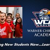 Warner Christian Academy Photo #3 - Warner Christian Academy serves students from age 2 to grade 12. If you would a tour or more information, please call our Admissions Director at 386-316-7665 ext. 292. You may also find more information at www.wcaeagles.org.