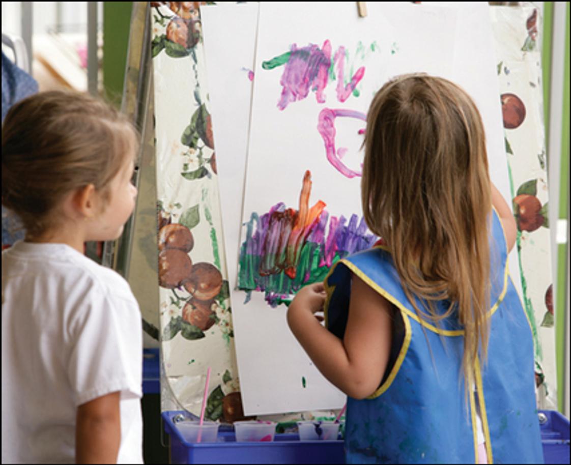 Cambridge School Photo - Students Enjoy Painting