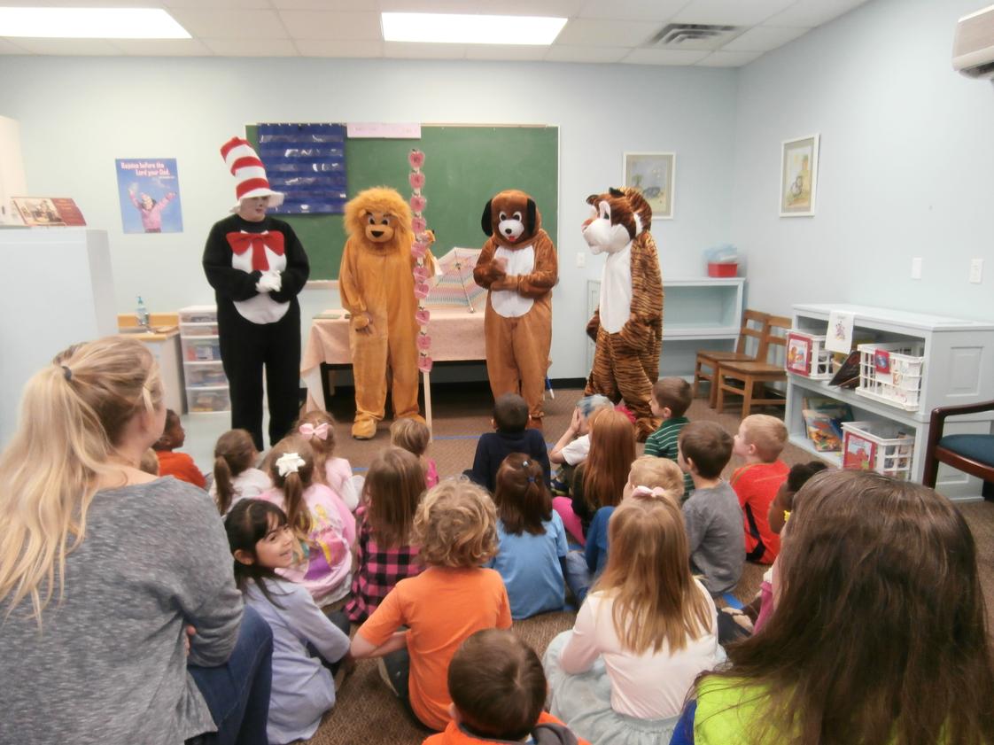 Good Shepherd Lutheran School Photo #1 - Students hear a Dr. Seuss story from the Cat in the Hat himself! Thanks to the Early Learning Coalition for bringing the story to life!