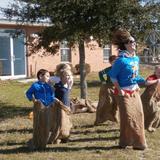 Good Shepherd Lutheran School Photo #5 - Old fashioned fun with sack races at Jump Rope for Heart.