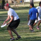 Ben Franklin Academy Photo #3 - BFA, Ultimate Frisbee team members throwing a winning Frisbee!