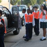 Mount Zion Christian Academy Photo #2 - Our 4th & 5th grade helping during early morning carline.