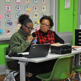 apTrinity Lutheran School Photo #1 - Enjoying BreakOut Box time with grandparent.