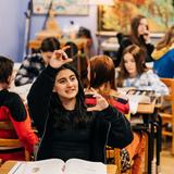 The Waldorf School of DuPage Photo #4 - In middle school, our students learn to engage in rich, nuanced discussions - listening deeply, holding multiple perspectives, and thinking critically about complex ideas. Waldorf education nurtures not just what students know, but how they think.