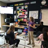 Knapp School and Yeshiva Photo - Knapp School and Yeshiva Special Education Teacher leads an interactive lesson utilizing classroom chromebooks