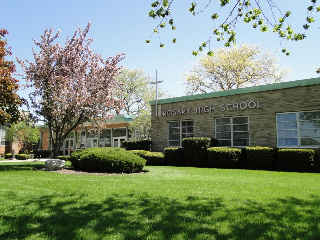 Rosary College Prep Photo #0 - Rosary High School is a Catholic, college-preparatory high school for young women located at 901 N. Edgelawn Drive in Aurora, and sponsored by the Dominican Sisters of Springfield, Illinois. At Rosary, we empower young women to achieve their greatest potential. For more information about Rosary High School, please visit www.rosaryhs.com.
