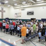 St. Alphonsus/st Patrick School Photo #5 - Weekly mass in our gym.