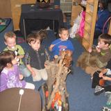 St. Johns Lutheran School Photo #7 - Preschool students are sitting around the camp fire.