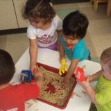 Bensenville KinderCare Photo #7 - Our infants exploring during wet and messy play!