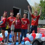 Bethesda Christian Schools Photo #3 - High School students are excited about the Homecoming parade!