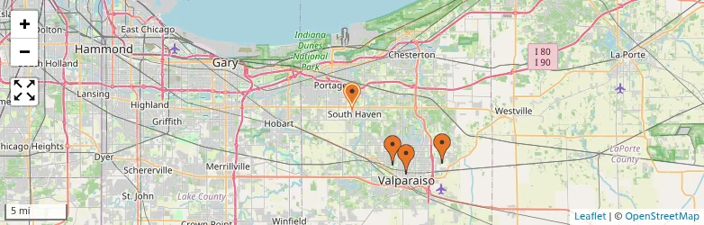 Related schools map