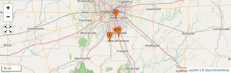 Related schools map