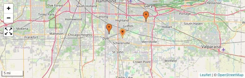 Related schools map