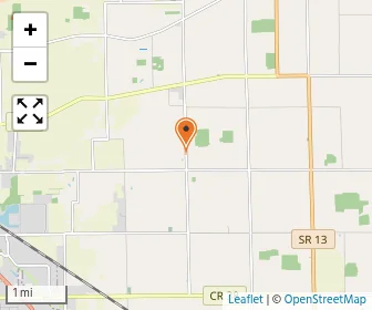Map of Hillside Amish School
