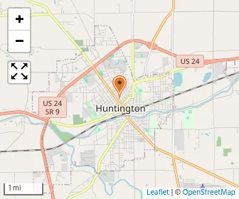 Map of Huntington Catholic School