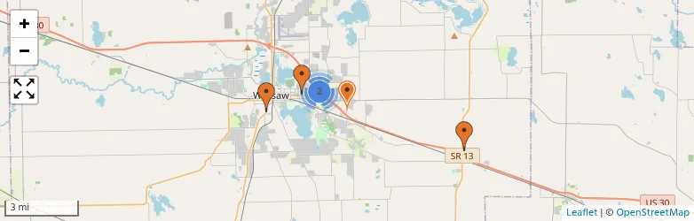 Related schools map