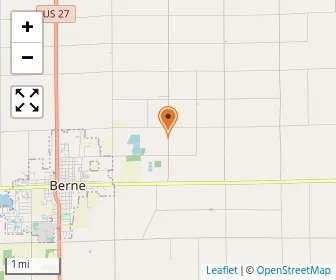 Map of Maple Leaf Amish School
