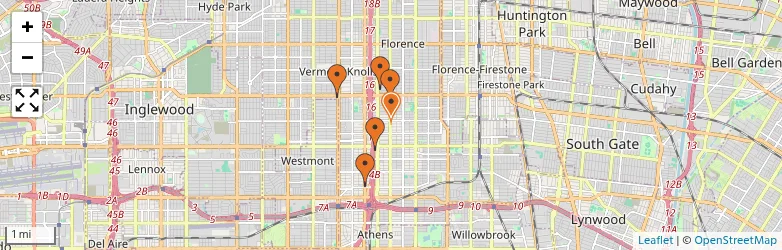 Related schools map