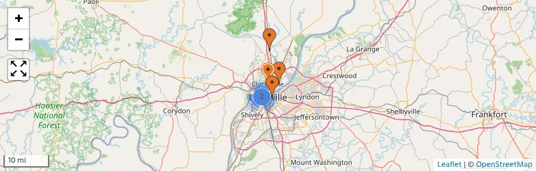 Related schools map
