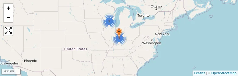 Related schools map
