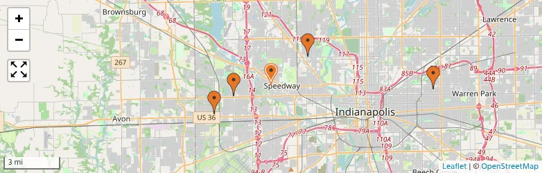 Related schools map