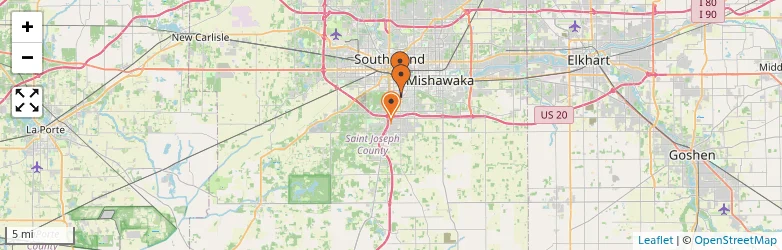 Related schools map