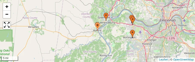 Related schools map