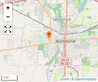 Map of Richmond Friends School