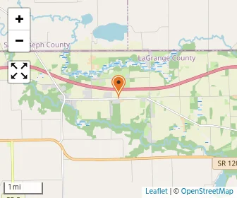 Map of Tollway View Amish School