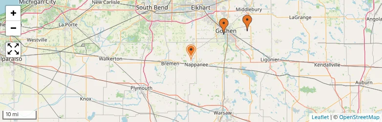 Related schools map