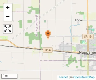 Map of Weldy Amish School