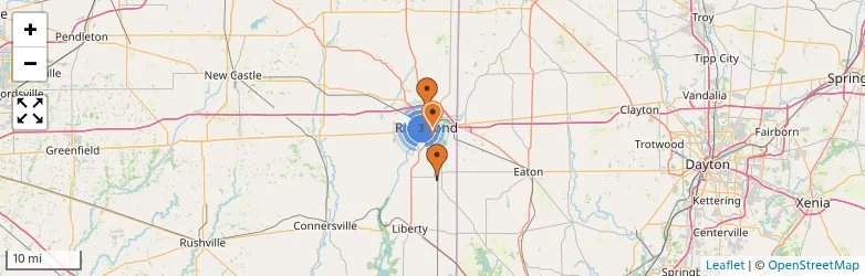 Related schools map