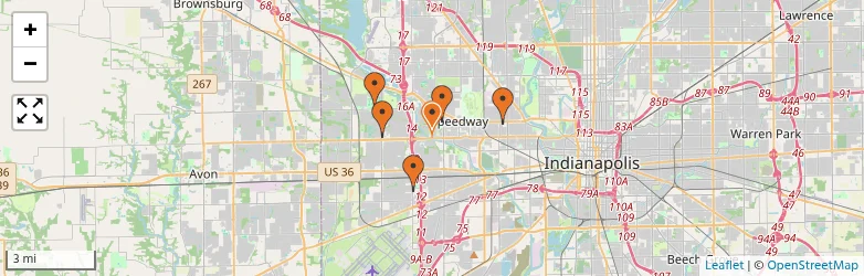 Related schools map