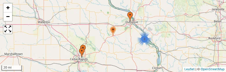 Related schools map