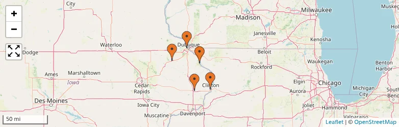 Related schools map