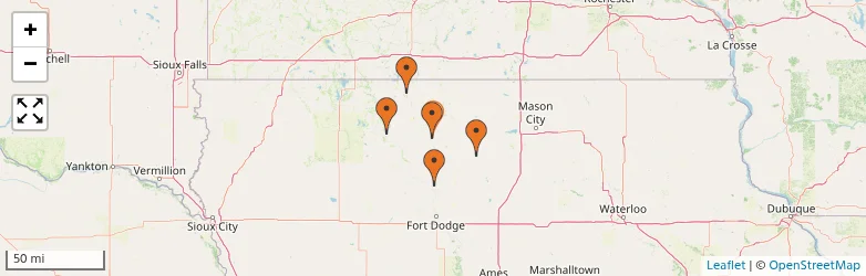 Related schools map
