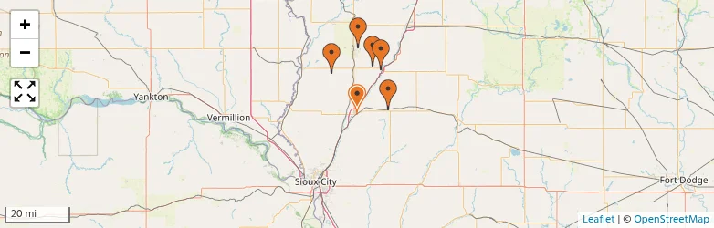 Related schools map