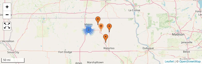 Related schools map