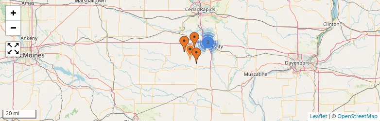 Related schools map