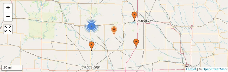 Related schools map