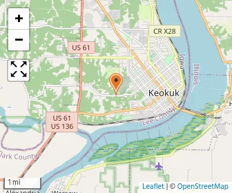 Map of Keokuk Christian Academy