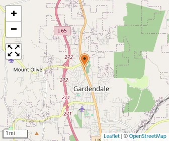 Map of Gardendale Christian Academy