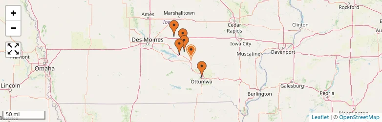 Related schools map