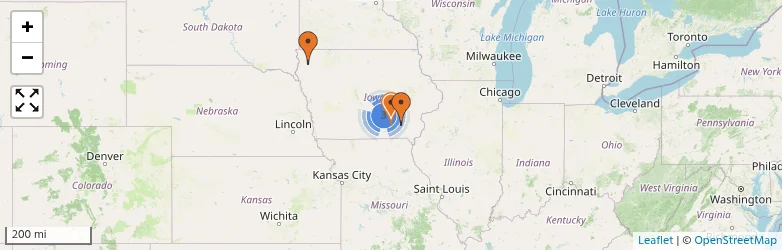 Related schools map