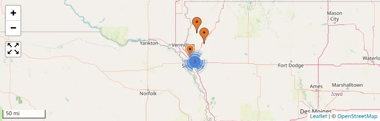 Related schools map
