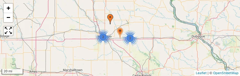 Related schools map