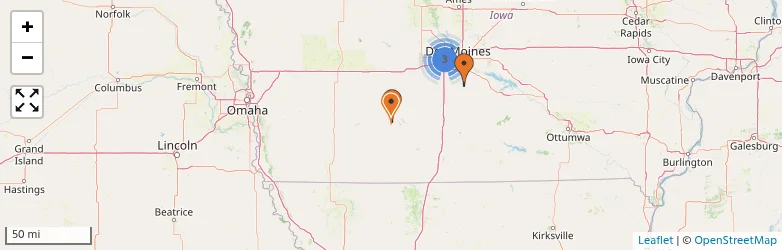 Related schools map
