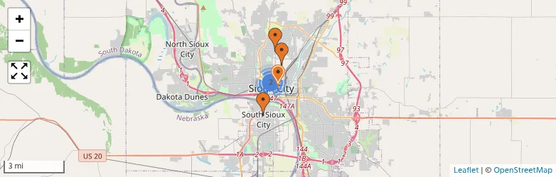 Related schools map