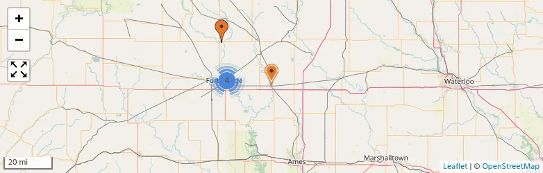 Related schools map