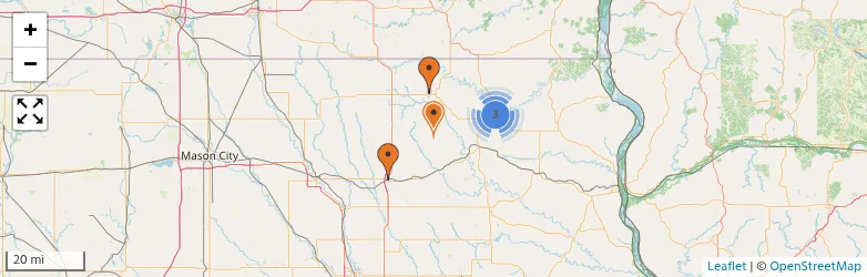 Related schools map